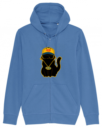 Hip Hop Cat  Bright Blue