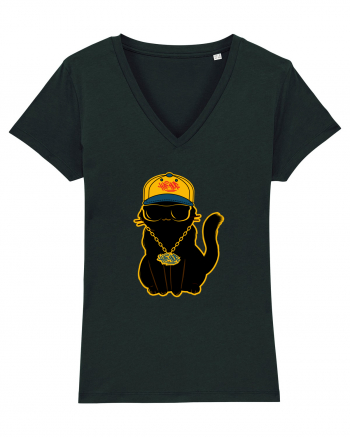 Hip Hop Cat  Black