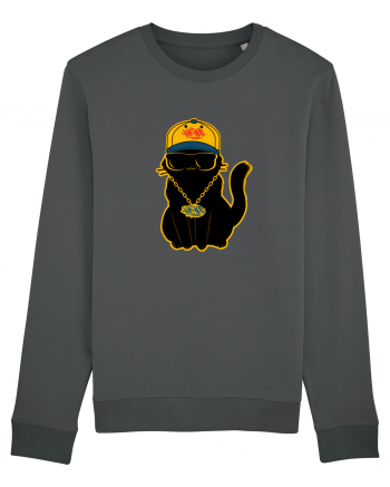 Hip Hop Cat  Anthracite