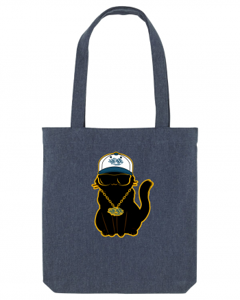 Hip Hop Cat  Midnight Blue