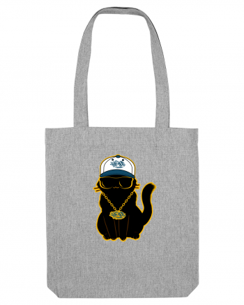 Hip Hop Cat  Heather Grey