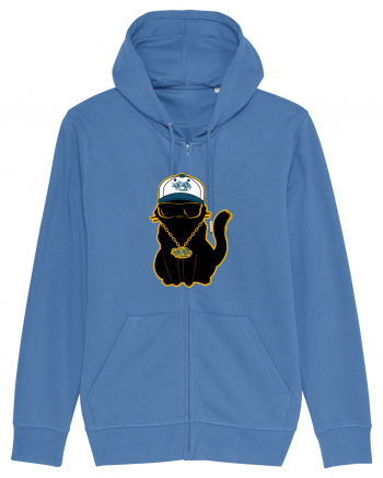 Hip Hop Cat  Bright Blue