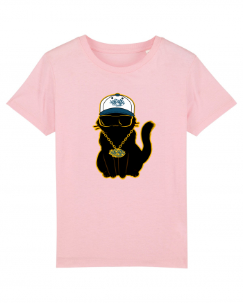 Hip Hop Cat  Cotton Pink