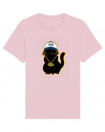 Hip Hop Cat  Cotton Pink