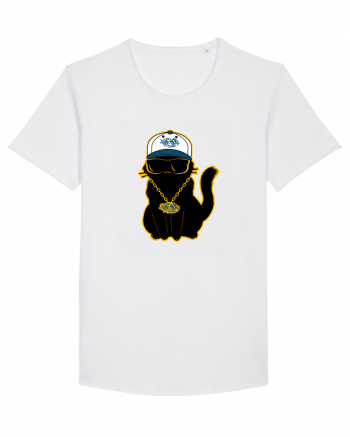 Hip Hop Cat  White