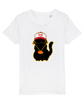 Hip Hop Cat  White