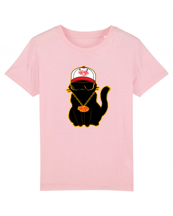 Hip Hop Cat  Cotton Pink