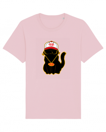 Hip Hop Cat  Cotton Pink