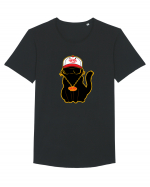 Hip Hop Cat  Tricou mânecă scurtă guler larg Bărbat Skater