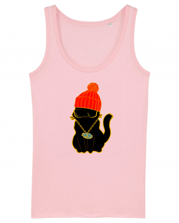 Hip Hop Cat  Cotton Pink