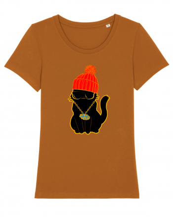 Hip Hop Cat  Roasted Orange