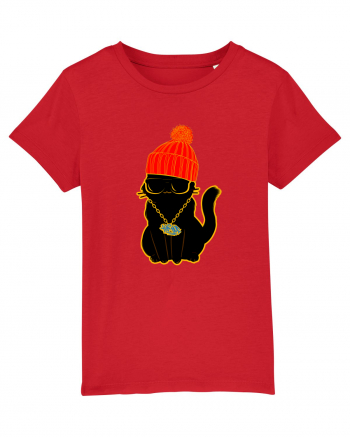 Hip Hop Cat  Red