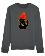 Hip Hop Cat  Bluză mânecă lungă Unisex Rise