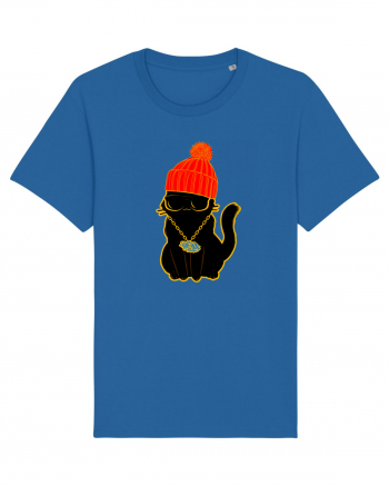 Hip Hop Cat  Royal Blue