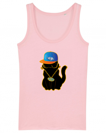 Hip Hop Cat  Cotton Pink