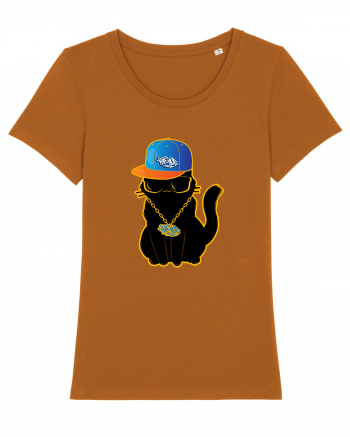 Hip Hop Cat  Roasted Orange