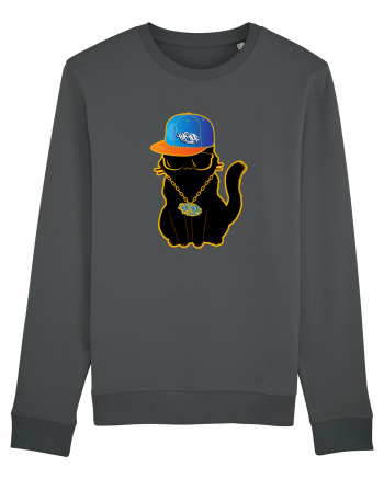 Hip Hop Cat  Anthracite