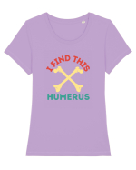 I Find This Humerus Tricou mânecă scurtă guler larg fitted Damă Expresser