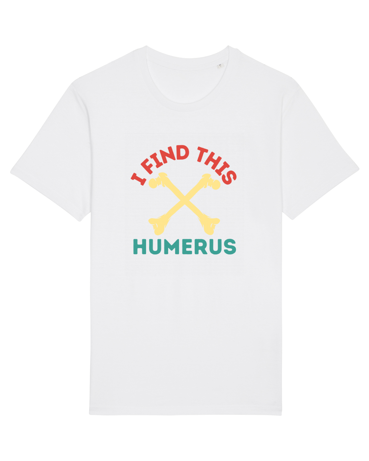 Tricou mânecă scurtă Unisex Rocker White
