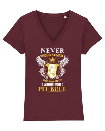 Pit Bull Burgundy