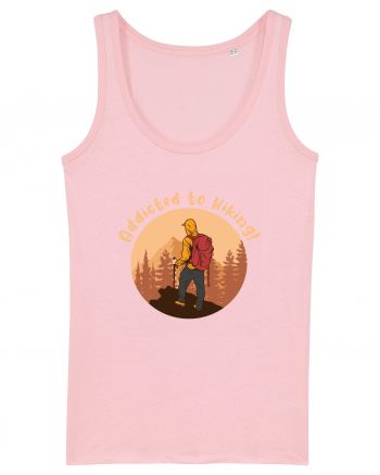 Addicted to Hiking! Cotton Pink