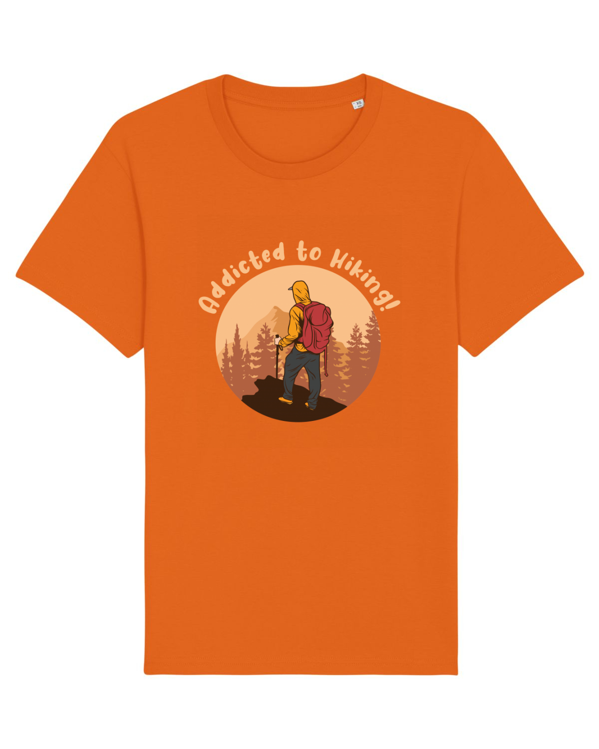 Tricou mânecă scurtă Unisex Rocker Bright Orange