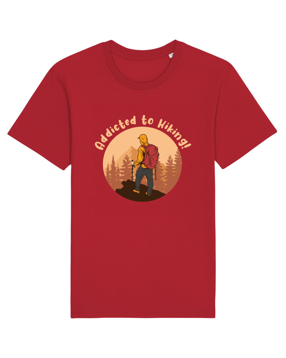 Tricou mânecă scurtă Unisex Rocker Red