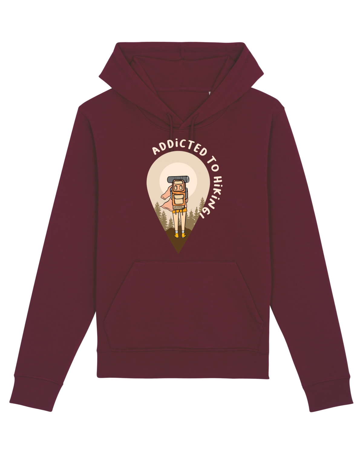Hanorac Unisex Drummer Burgundy