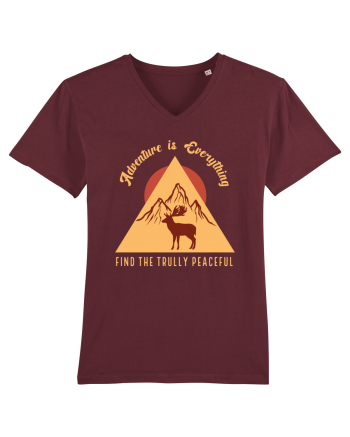 Adventure is Everything Find the Trully Peaceful Burgundy