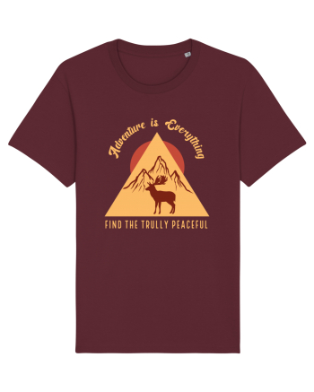 Adventure is Everything Find the Trully Peaceful Burgundy