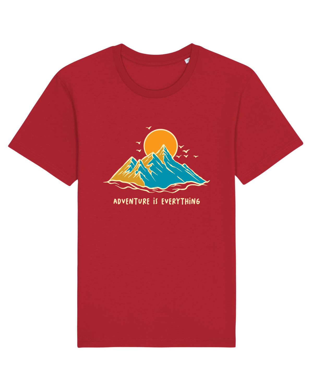 Tricou mânecă scurtă Unisex Rocker Red