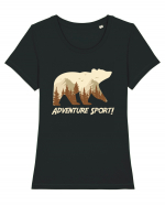 Adventure Sport! Tricou mânecă scurtă guler larg fitted Damă Expresser