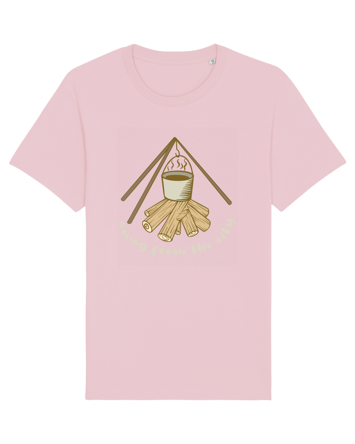 Tricou mânecă scurtă Unisex Rocker Cotton Pink