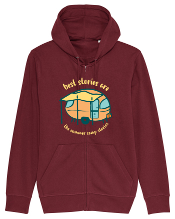 Best Stories are the Summer Camp Stories Burgundy
