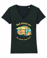 Best Stories are the Summer Camp Stories Tricou mânecă scurtă guler V Damă Evoker