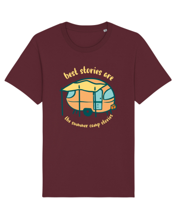Best Stories are the Summer Camp Stories Burgundy