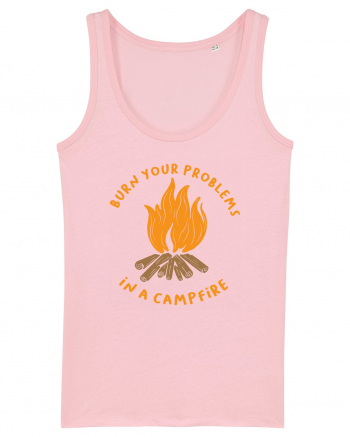 Burn Your Problems in a Campfire Cotton Pink