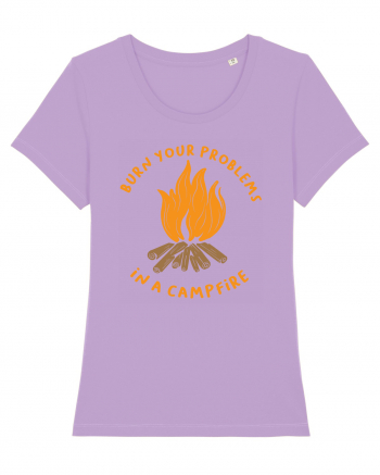 Burn Your Problems in a Campfire Lavender Dawn