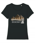 Bushcraft Tricou mânecă scurtă guler larg fitted Damă Expresser