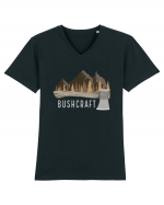 Bushcraft Tricou mânecă scurtă guler V Bărbat Presenter