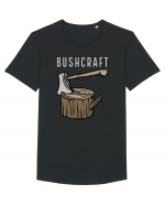 Bushcraft_ Tricou mânecă scurtă guler larg Bărbat Skater