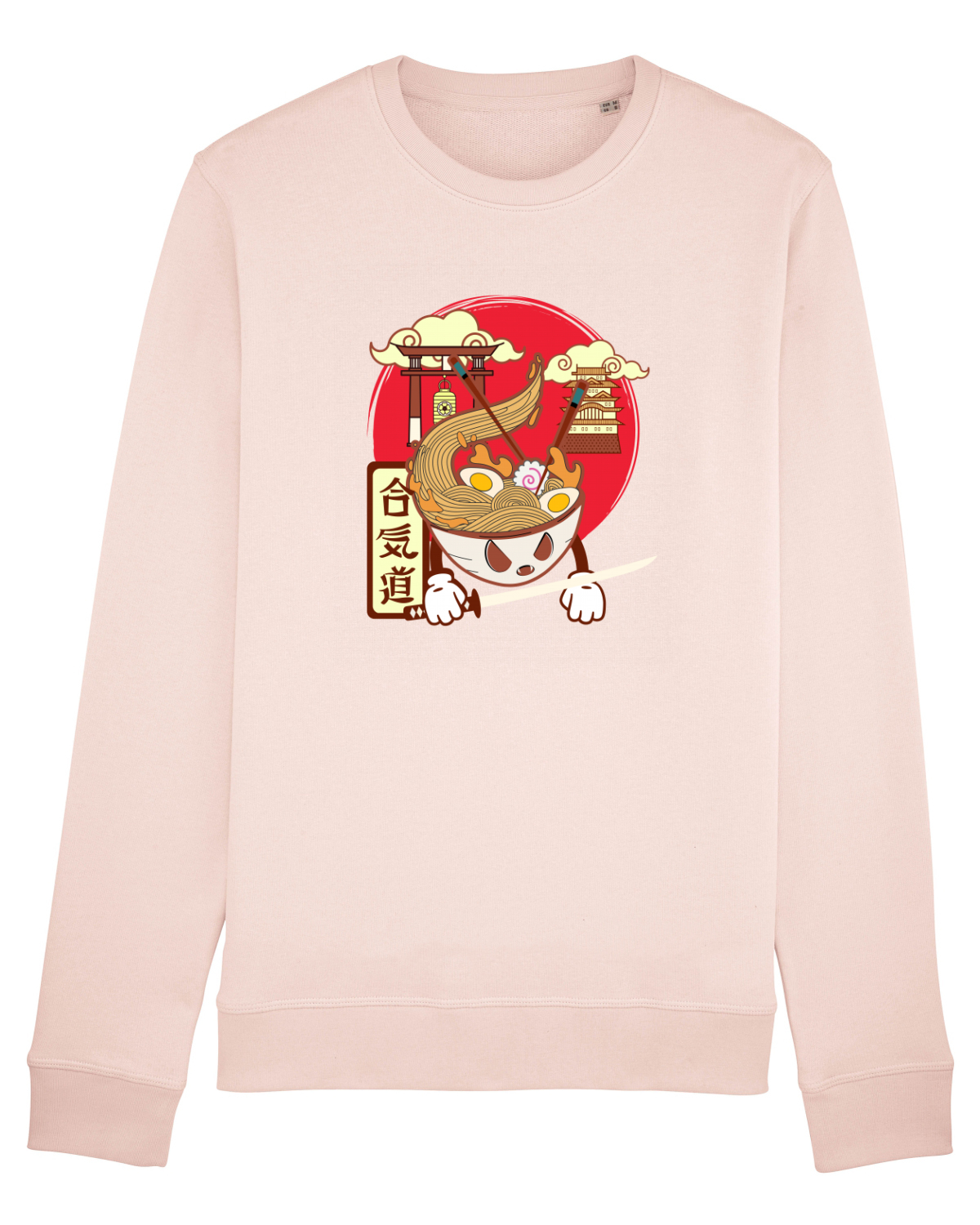 Bluză mânecă lungă Unisex Rise Candy Pink