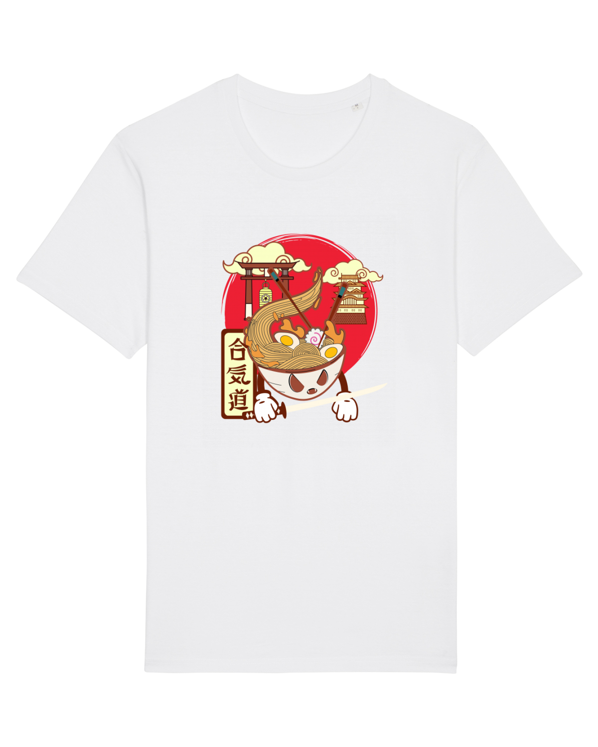 Tricou mânecă scurtă Unisex Rocker White