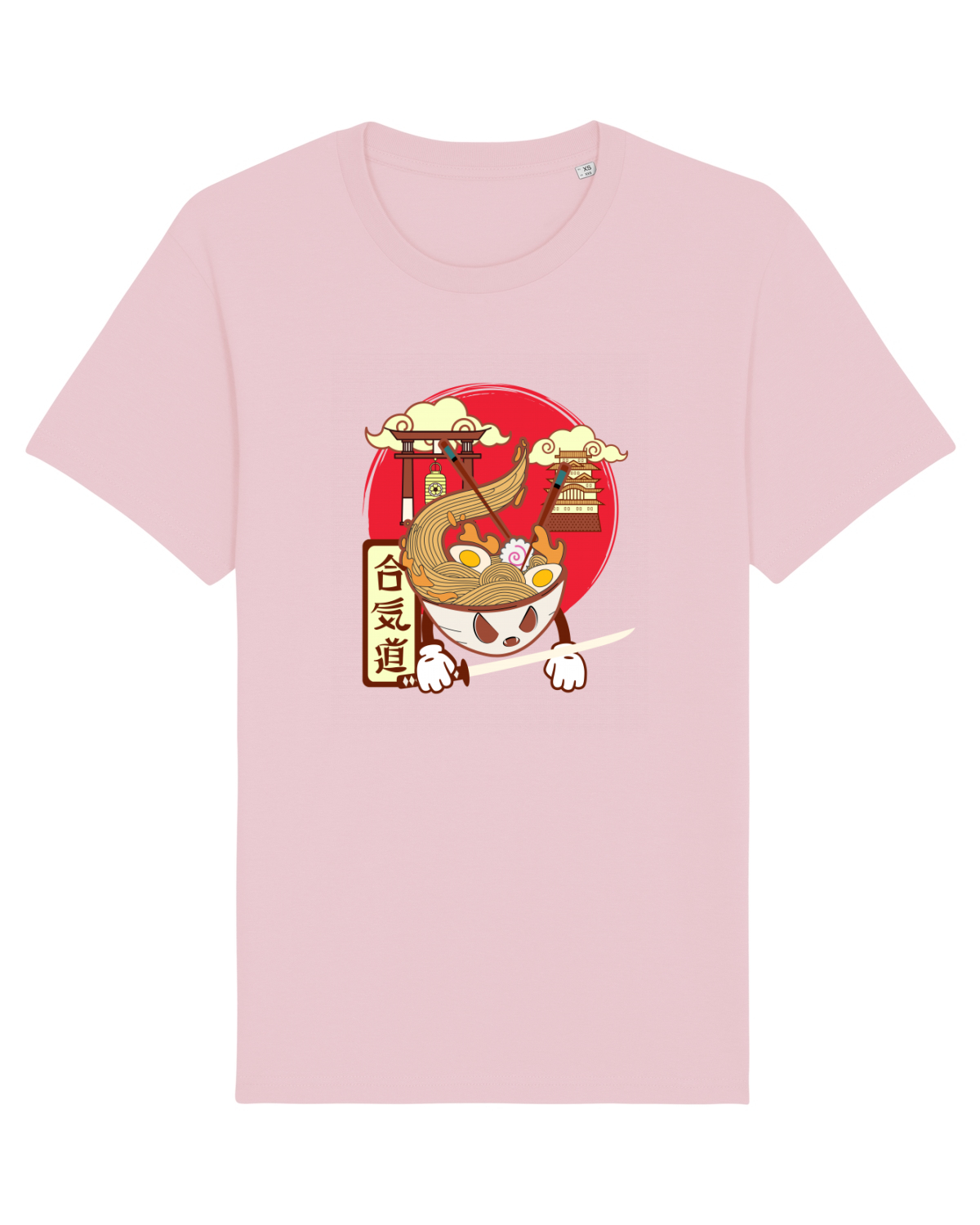 Tricou mânecă scurtă Unisex Rocker Cotton Pink