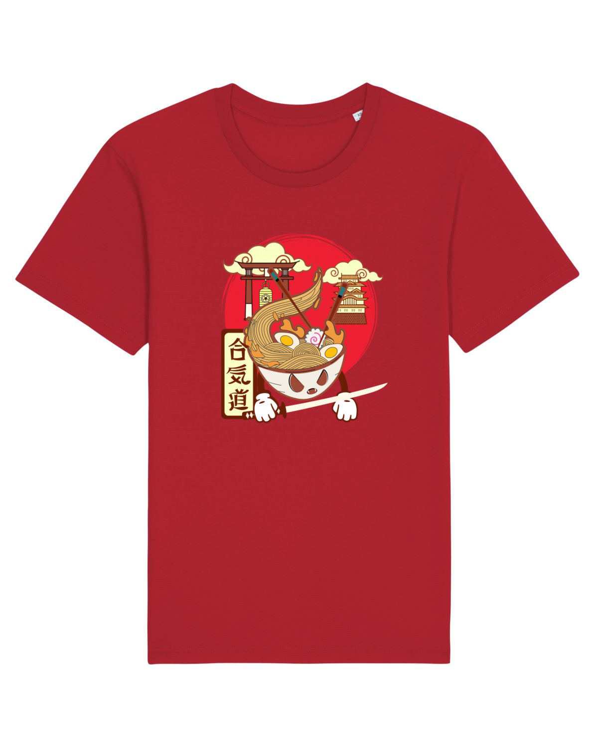 Tricou mânecă scurtă Unisex Rocker Red