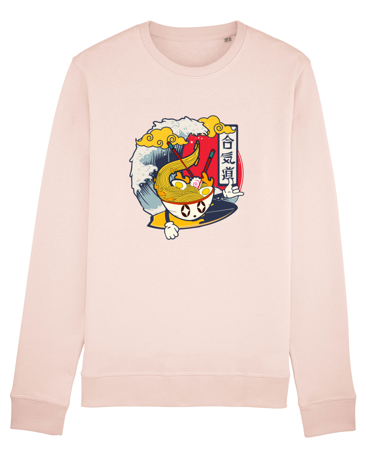 Bluză mânecă lungă Unisex Rise Candy Pink