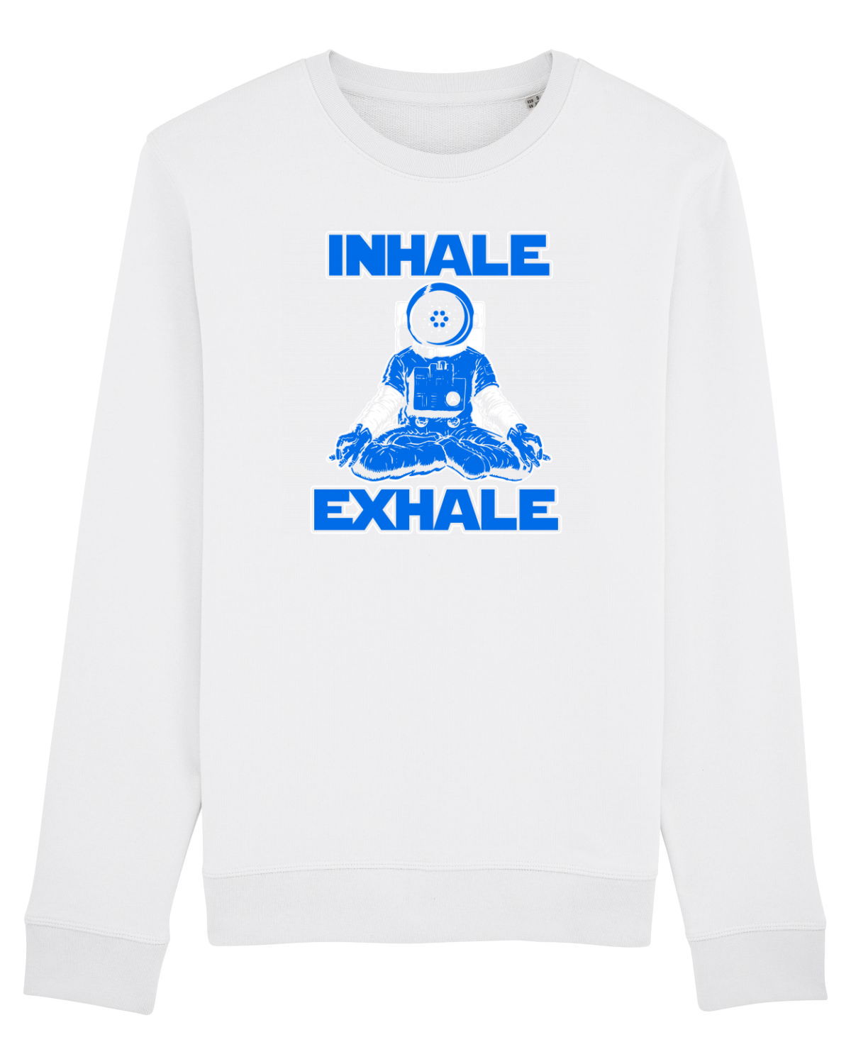 Bluză mânecă lungă Unisex Rise White