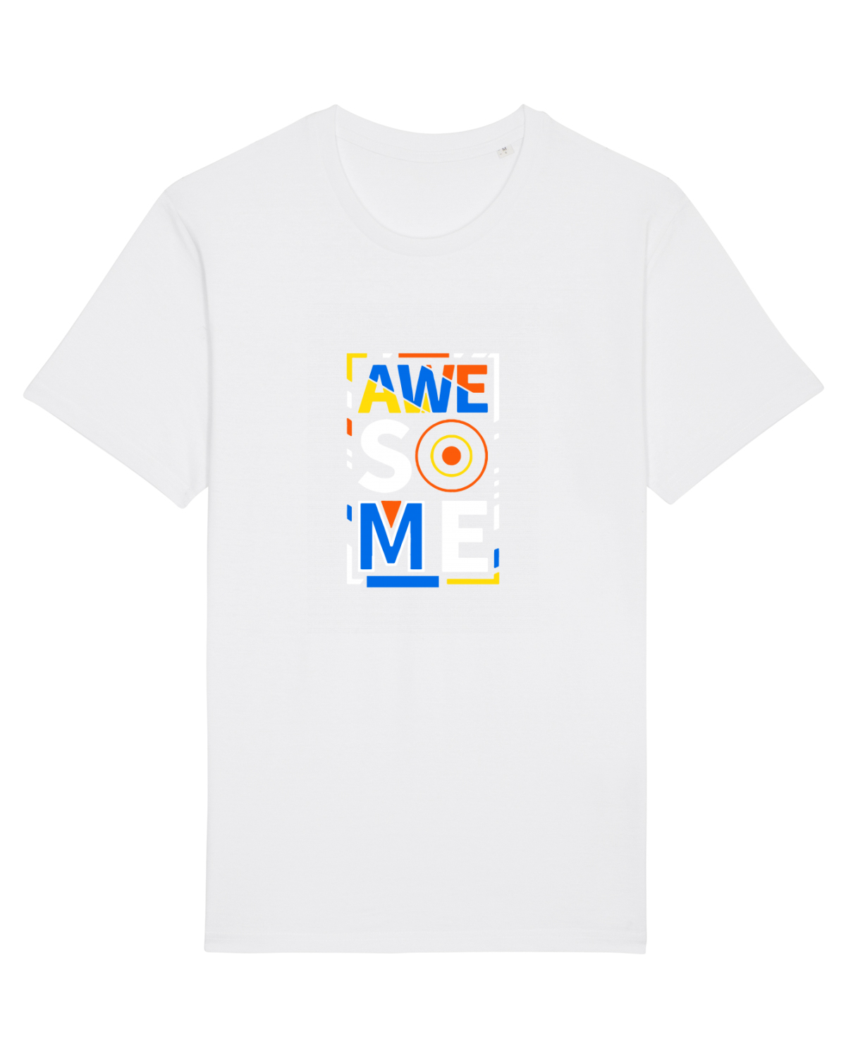 Tricou mânecă scurtă Unisex Rocker White