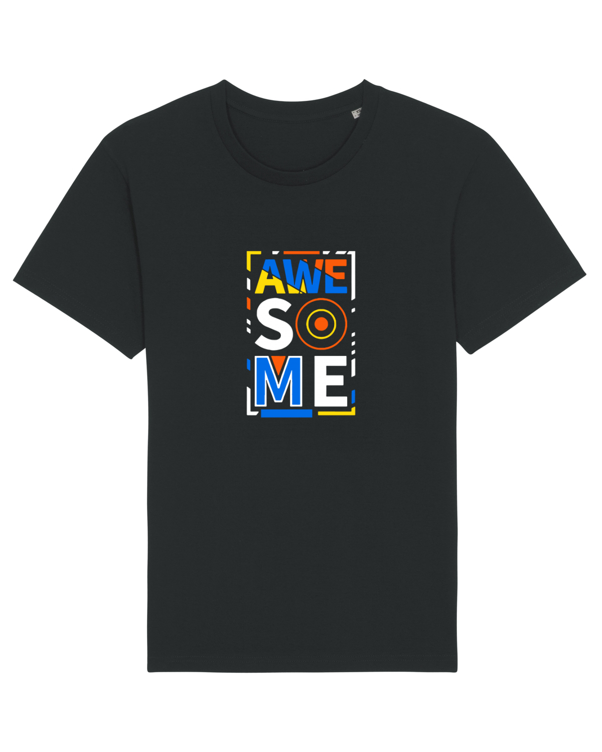 Tricou mânecă scurtă Unisex Rocker Black