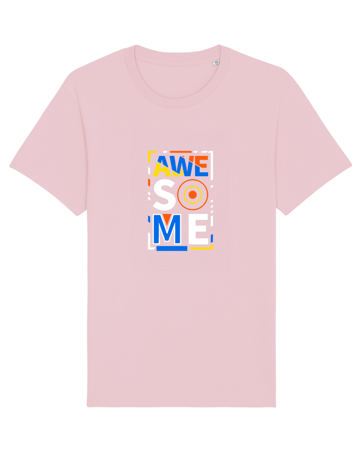 Tricou mânecă scurtă Unisex Rocker Cotton Pink